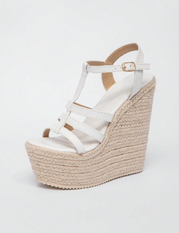 Sandale SHEIN, alb