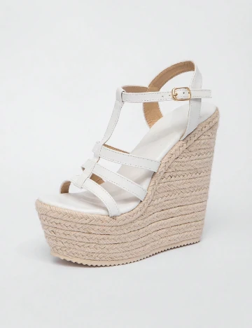 Sandale SHEIN, alb