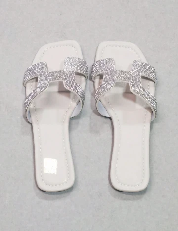 Slapi SHEIN, argintiu