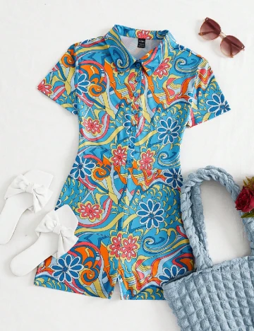 Salopeta SHEIN, mix culori