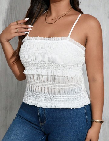 
						Maiou SHEIN CURVE, alb