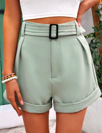 Pantaloni scurti SHEIN, verde