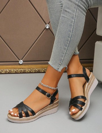 Sandale SHEIN, negru