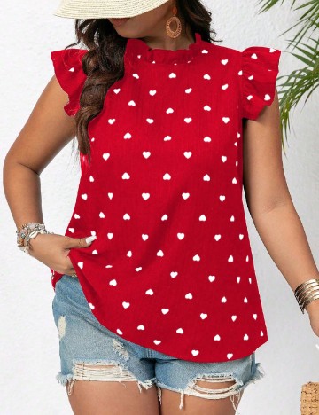 
						Bluza SHEIN CURVE, rosu