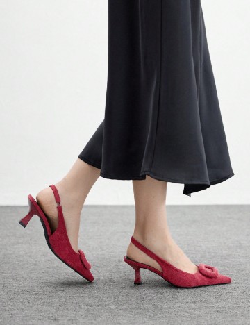 Pantofi Cuccoo, rosu