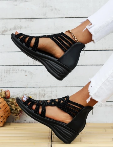 Sandale SHEIN, negru