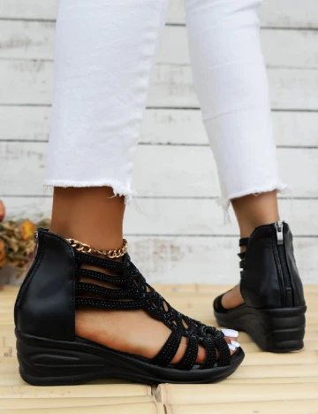 Sandale SHEIN, negru