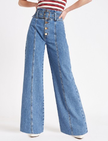 
						Blugi River Island, albastru