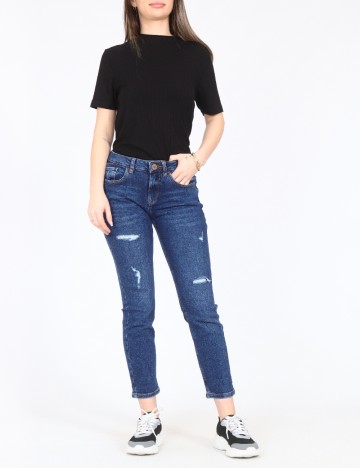 
						Blugi River Island, albastru