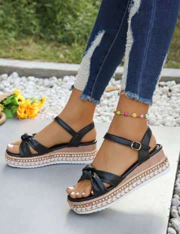 Sandale SHEIN, negru