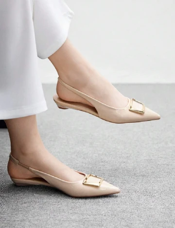 Pantofi Cuccoo, crem