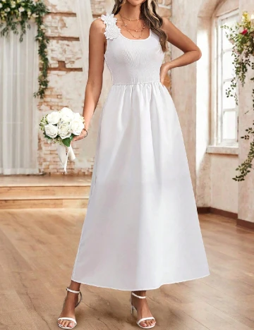 Rochie lunga SHEIN, alb