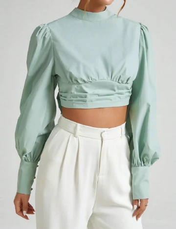 Top SHEIN, verde