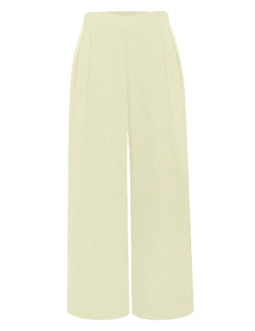 
						Pantaloni SHEIN CURVE, crem