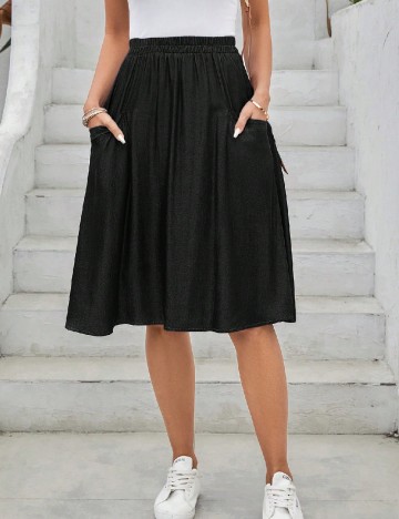 
						Fusta Emery Rose, negru