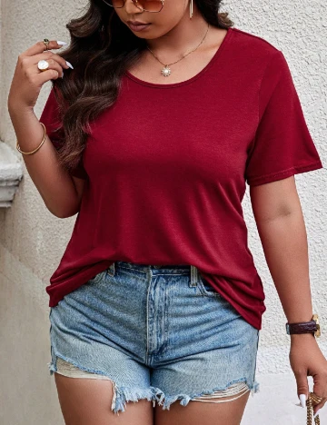 Bluza SHEIN CURVE, rosu