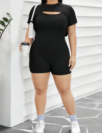 Compleu SHEIN CURVE, negru