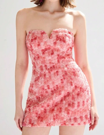 Rochie scurta SHEIN, roz