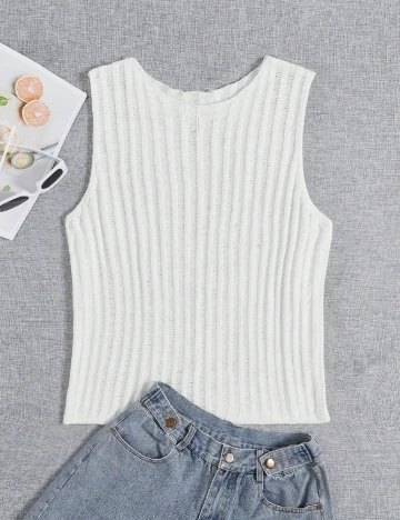 Maiou SHEIN CURVE, alb