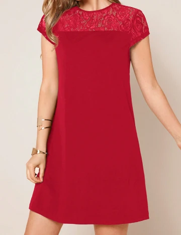Rochie scurta SHEIN, rosu