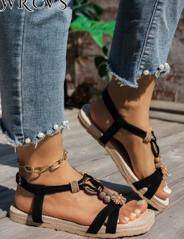 Sandale SHEIN, negru