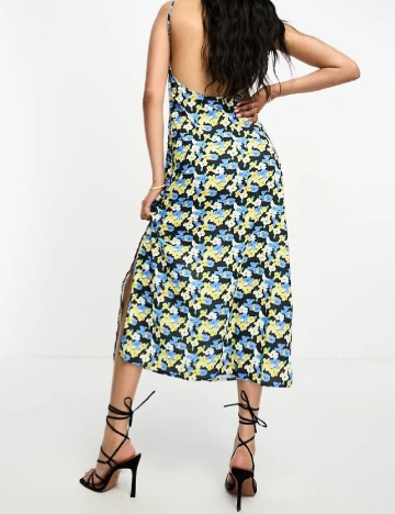 Rochie medie Lola May, floral print