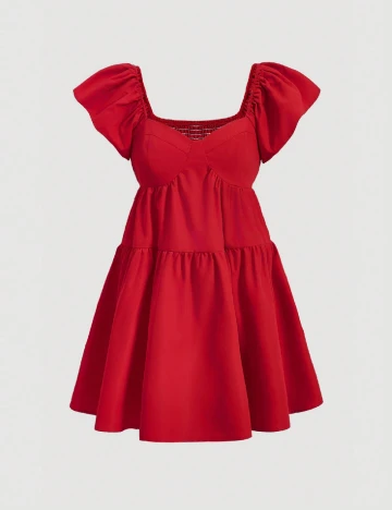 Rochie scurta SHEIN, rosu