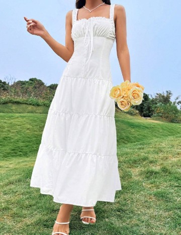 
						Rochie lunga SHEIN, alb