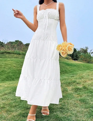 Rochie lunga SHEIN, alb