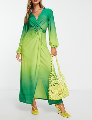 Rochie lunga River Island, verde