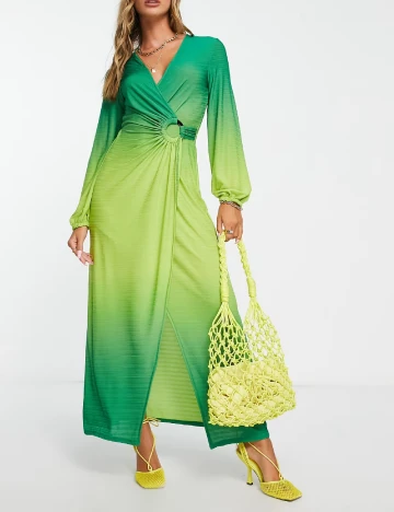 Rochie lunga River Island, verde