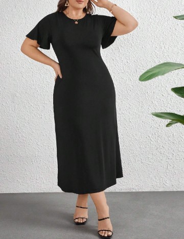 
						Rochie lunga SHEIN CURVE, negru