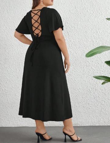 Rochie lunga SHEIN CURVE, negru