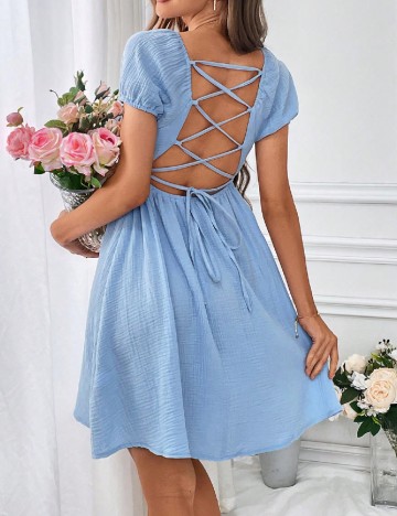 Rochie scurta SHEIN, albastru