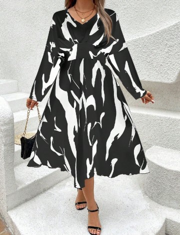 
						Rochie medie SHEIN CURVE, negru