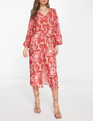 Rochie medie Pretty Lavish, mix culori