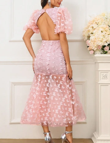 Rochie lunga SHEIN, roz