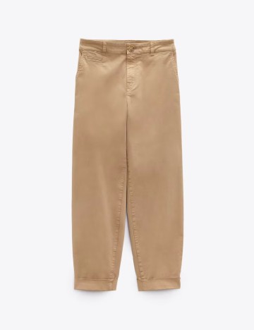 Pantaloni Zara, maro