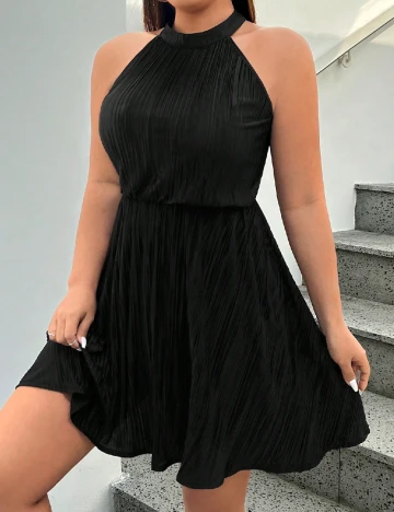 Rochie scurta SHEIN CURVE, negru