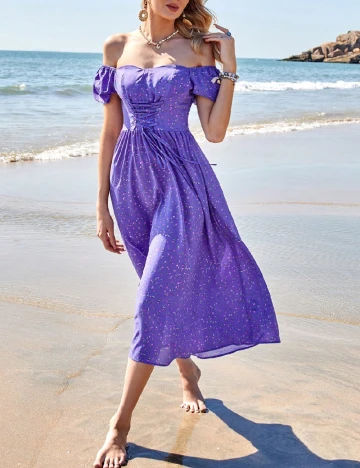 Rochie medie SHEIN, mov