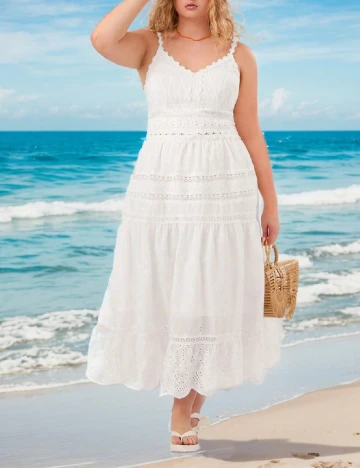 Top Forever 21 Curve, alb