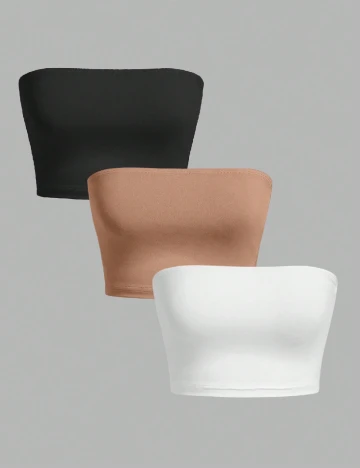 Set topuri 3 bucati SHEIN, mix culori