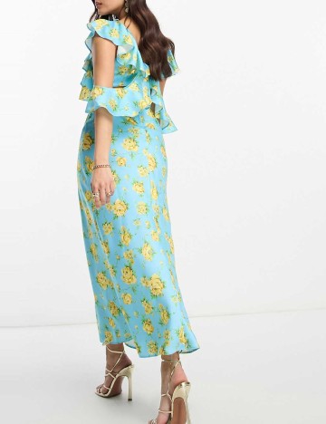 Rochie lunga ASOS, albastru