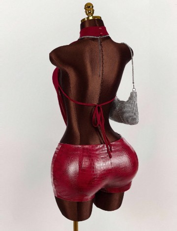 Salopeta SHEIN, rosu