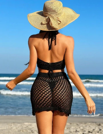 Compleu De Plaja SHEIN, negru