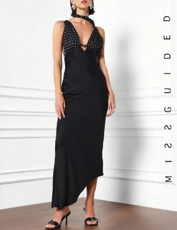 Rochie lunga Missguided, negru