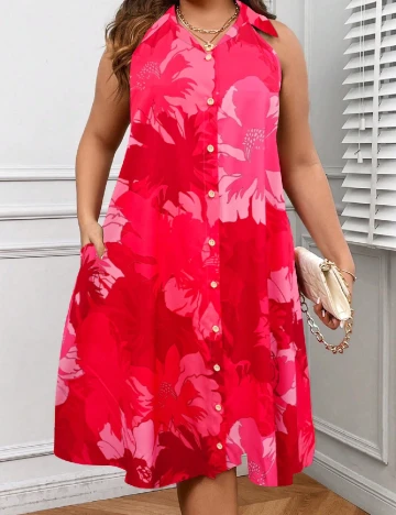 Rochie medie SHEIN CURVE, mix culori