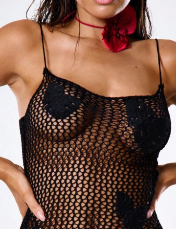 Rochie de plaja SHEIN, negru