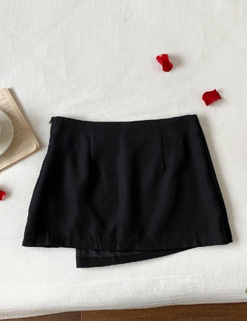 Fusta pantalon SHEIN CURVE, negru