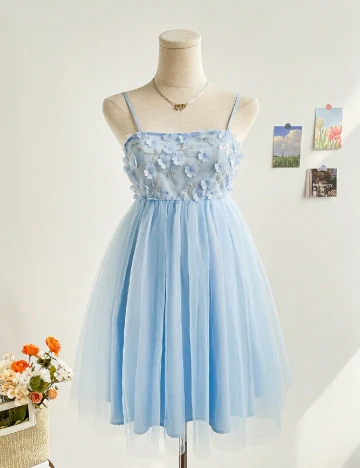 Rochie scurta SHEIN, albastru